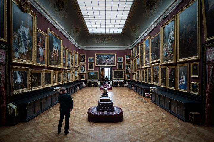 Les collections de peinture au château de Chantilly (Oise) (PHILIPPE LOPEZ / AFP)