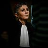 Béatrice Zavarro, l'avocate de Dominique Pelicot, au tribunal d'Avignon (Vaucluse), le 25 novembre 2024. (CHRISTOPHE SIMON / AFP)