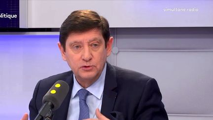 Patrick Kanner, sénateur socialiste, invité de "Tout est politique" lundi 29 janvier 2018. (FRANCEINFO)