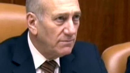 L'ancien Premier ministre israélien Ehud Olmert (11 janvier 2009) (© F2)