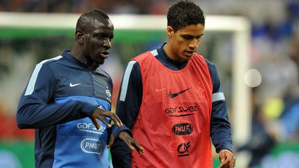 Les deux défenseurs tricolores Mamadou Sakho et Raphaël Varane