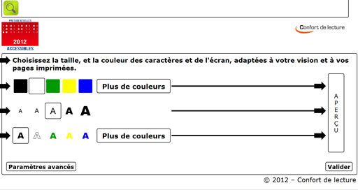 Des outils permettent aux malvoyants de lire les programmes des candidats (http://www.presidentiellesaccessibles.fr/)