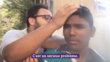 Des œufs contre la violence sexuelle. (DR/Capture d&#039;écran Youtube)