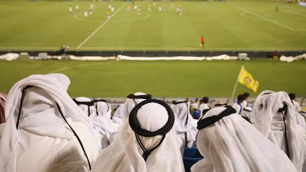 Les tribunes du match Al Gharafa-Al Kharaitiyat, dans le championnat du Qatar, le 23 octobre 2011.&nbsp; (SEAN GALLUP / GETTY IMAGES EUROPE)