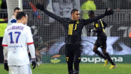 Dimitri Payet, le 10 f&eacute;vrier 2013 &agrave; Lyon. (PHILIPPE MERLE / AFP)