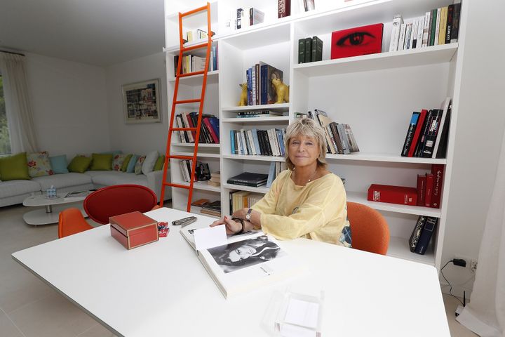 Danièle Thomson dans la maison des Oliviers (SEBASTIEN NOGIER / EPA)