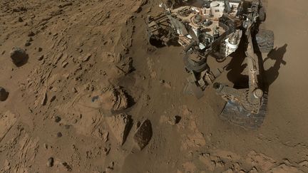 Le robot Curiosity fait un "selfie" sur Mars, mai 2014. (JPL-CALTECH / MSSS / NASA)