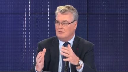 Jean-Paul Delevoye, haut commissaire aux retraites, sur franceinfo mercredi 20 novembre 2019. (FRANCEINFO / RADIOFRANCE)