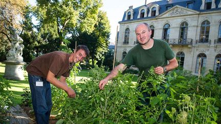 Dans les jardins du ministère de l'Agriculture
 (Pascal Xicluna)