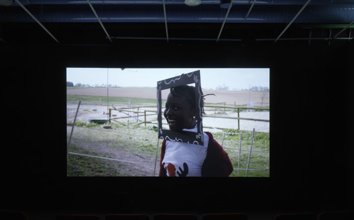 Prix Marcel Duchamp 2019k, Eric Baudelaire, "Un film dramatique", Vue de l'exposition, Centre Pompidou 2019 (Courtesy of the artist and Galerie Greta Meert Brussels, Galerie Barbara Wien, Berlin, Galerie Juana de Aizpuru, Madrid Photo : Philippe Migeat, Centre Pompidou)