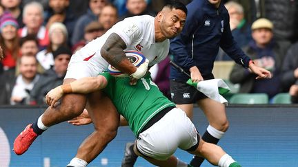 Manu Tuilagi a fait parler sa puissance contre l'Irlande. (BEN STANSALL / AFP)