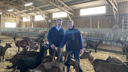 La ferme "Les Biquettes du Plantis" tenue par Véronique et Christophe Mercier.&nbsp; (Fanny Lechevestrier / RADIO FRANCE)