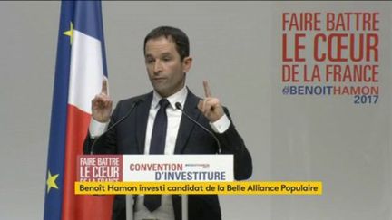 Benoît Hamon investi candidat du Parti socialiste