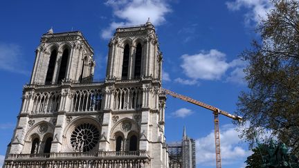 Les travaux de sécurisation de la cathédrale Notre-Dame sont achevés. (ALEXANDRE MARCHI / MAXPPP)