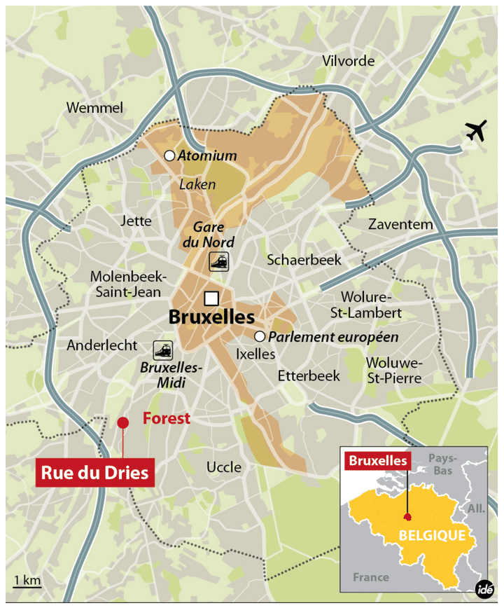 &nbsp; (Une vingtaine de véhicules de police sont sur place et une cinquantaine de policiers sont mobilisés © Idé)