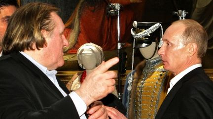 Gérard Depardieu et Vladimir Poutine en 2010 à Saint Petersbourg
 (RIA-NOVOSTI)