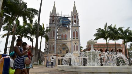 La cathédrale de Malabo, capitale de Guinée équatoriale, le 25 janvier 2015 (ISSOUF SANOGO / AFP)