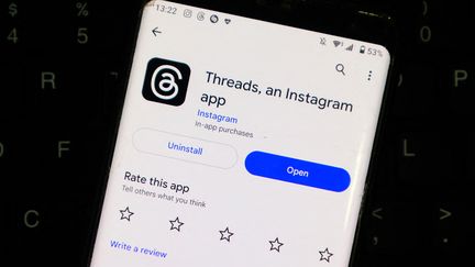 La vraie application Threads n'est pas encore disponible en France et en Europe. (THILINA KALUTHOTAGE / NURPHOTO)