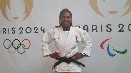 Clarisse Agbegnenou, championne olympique de judo (SANDRINE ETOA-ANDENGUE)