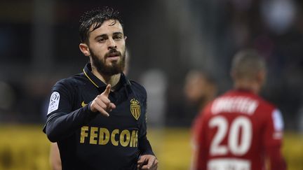 Bernardo Silva, joueur de l'AS Monaco (JEAN CHRISTOPHE VERHAEGEN / AFP)