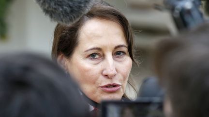 La ministre de l'Ecologie, S&eacute;gol&egrave;ne Royal, le 22 d&eacute;cembre 2014 &agrave; Paris. (PATRICK KOVARIK / AFP)