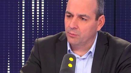 Laurent Berger, secrétaire général de la CFDT, était l'invité de franceinfo. (FRANCEINFO / RADIOFRANCE)