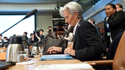 La ministre de l'économie, Christine Lagarde, n'est pas favorable à un montant obligatoire pour la prime aux salariés (AFP - Nicholas KAMM)