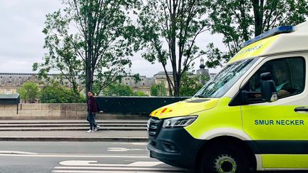 Emergency vehicle belonging to the SMUR of the Necker hospital in Paris (illustrative image) (G?RARD HOUIN / MAXPPP)