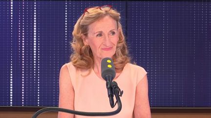 La ministre de la Justice Nicole Belloubet, le 24 juillet 2019. (RADIO FRANCE / FRANCEINFO)