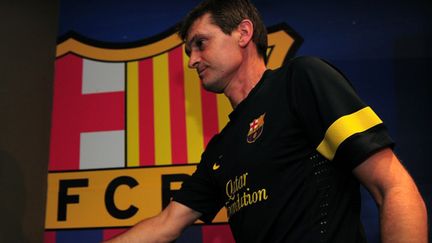 L'entraîneur de Barcelone, Tito Vilanova