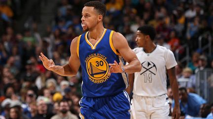 Le joueur des Warriors, Stephen Curry