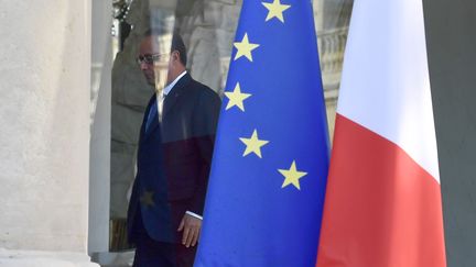 François Hollande à l'Elysée, le 8 septembre 2016. (MIGUEL MEDINA / AFP)