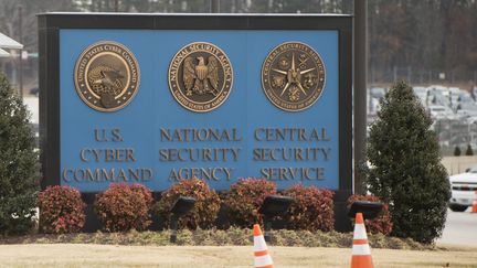 Le siège de la National Security Agency (NSA), à&nbsp;Fort Meade, dans le Maryland, en février 2018 (illustration). (SAUL LOEB / AFP)