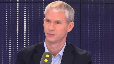 Franck Riester, député Les Républicains de Seine-et-Marne et co-président du groupe Les Constructifs à l'Assemblée nationale, était l'invité du 8h30 de franceinfo, samedi. (FRANCEINFO)