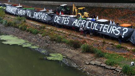 Manifestation d'agriculteurs du Maine-et-Loire à Angers le 8 octobre 2019 (JOSSELIN CLAIR / MAXPPP)