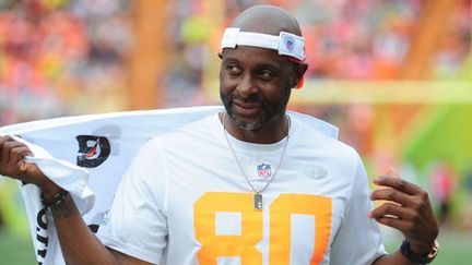 Jerry Rice et son célèbre N.80 lors du Pro Bowl 2014