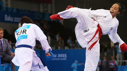 La Française Lucie Ignace i (ZURAB KURTSIKIDZE / EPA)