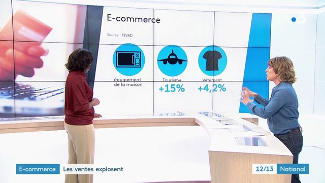 Commerce en ligne  les ventes ont très nettement progressé au début de