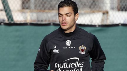 Hatem Ben Arfa à l'entraînement avec l'OGC Nice