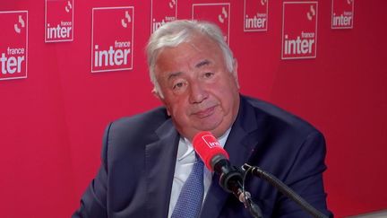 Gérard Larcher était l'invité de France Inter, le 7 septembre 2022. (FRANCEINTER / RADIOFRANCE)