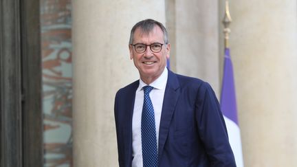 Jean-Paul Ortiz à l'Élysée en septembre 2018.&nbsp; (LUDOVIC MARIN / AFP)