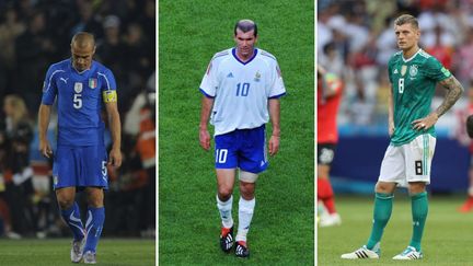 Fabio Cannavaro, Zinédine Zidane et Toni Kroos. (AFP)