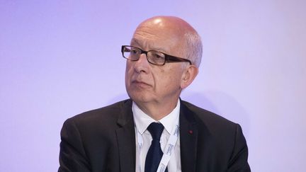 Yvon Robert, maire de Rouen à l'Hotel de ville de Paris, lors de la 19e conférence des villes, le 18 septembre 2019.&nbsp; (CHRISTOPHE MORIN / MAXPPP)