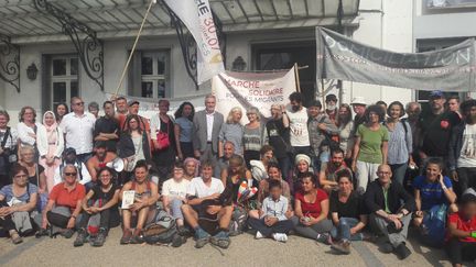 Marche pour les migrants : l'arrivée à Calais