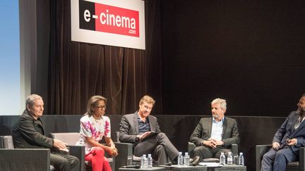 Présentation de la plateforme "e-cinema.com" en marge du Festival de Deauville le 8 septembre 2017.
 (Daniel FOURAY/PHOTOPQR/OUEST FRANCE/MAXPPP)