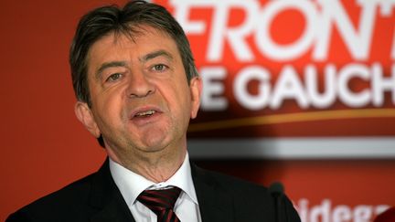 Le copr&eacute;sident du Parti de gauche, Jean-Luc M&eacute;lenchon, le 23 mars 2014 &agrave; Paris. (PIERRE ANDRIEU / AFP)