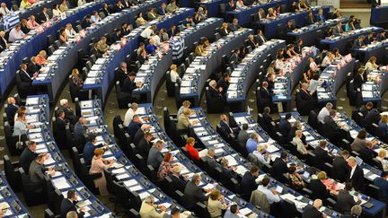 Le Parlement europ&eacute;en, &agrave; Strasbourg, le 8 juillet 2015. (MUSTAFA YALCIN / ANADOLU AGENCY)