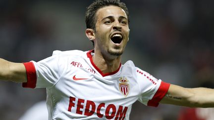 Bernardo Silva, buteur contre Nice lors de la 1re journée de Ligue 1. (VALERY HACHE / AFP)