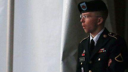 Bradley Manning, le 8 janvier 2013 &agrave; Fort Meade (Etats-Unis). (MARK WILSON / GETTY IMAGES NORTH AMERICA)