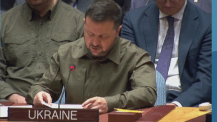 Guerre en Ukraine : devant l’ONU, Volodymyr Zelensky charge la Russie (franceinfo)